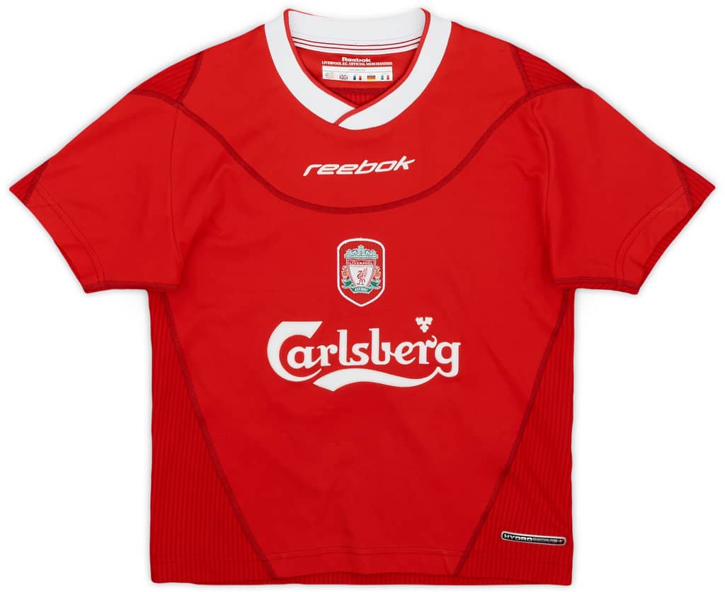 2002-04 Liverpool Home Shirt Owen #10 - 7/10 - (S.Boys)