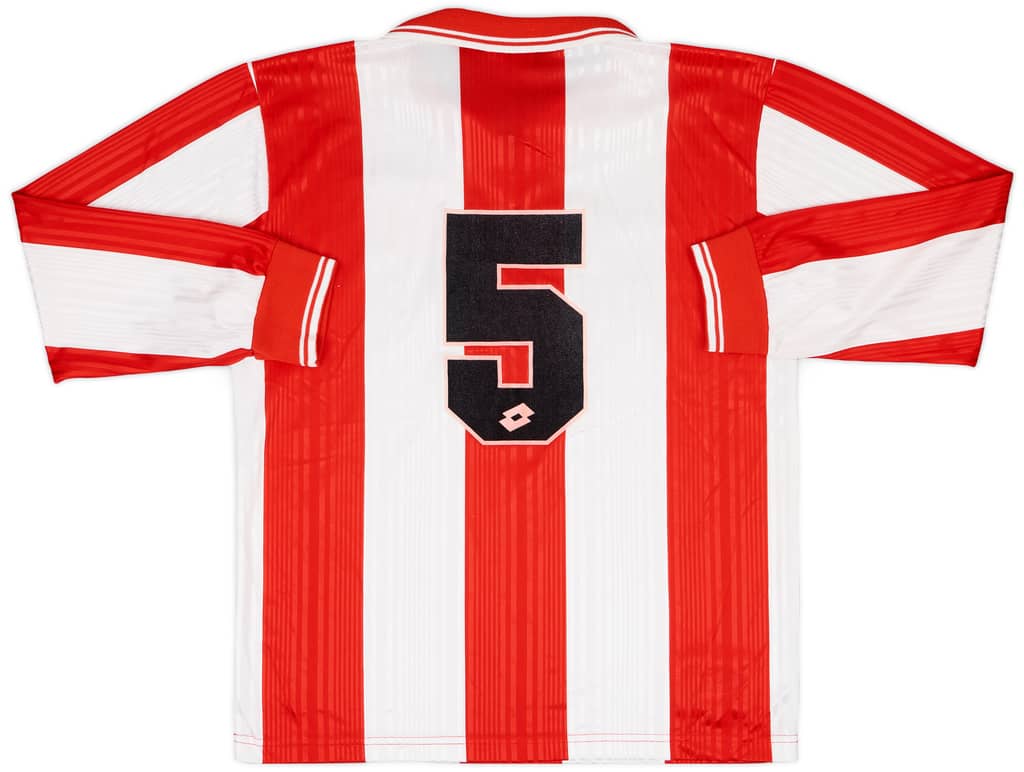 1997-98 Vicenza Match Issue Home L/S Shirt #5