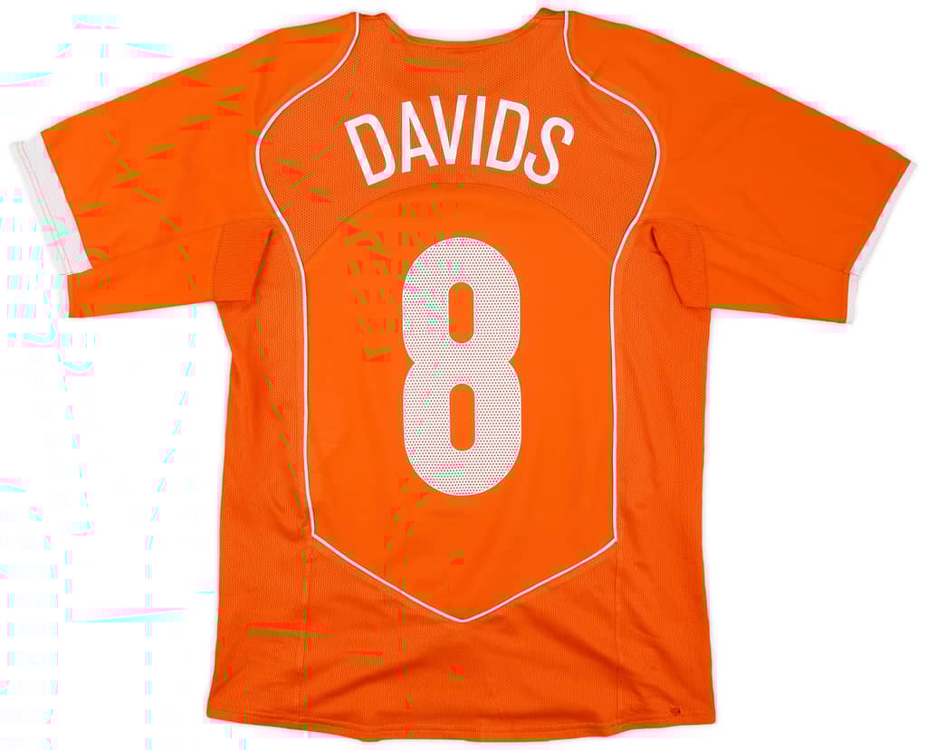 2004-06 Netherlands Home Shirt Davids #8 - 6/10 - (S)