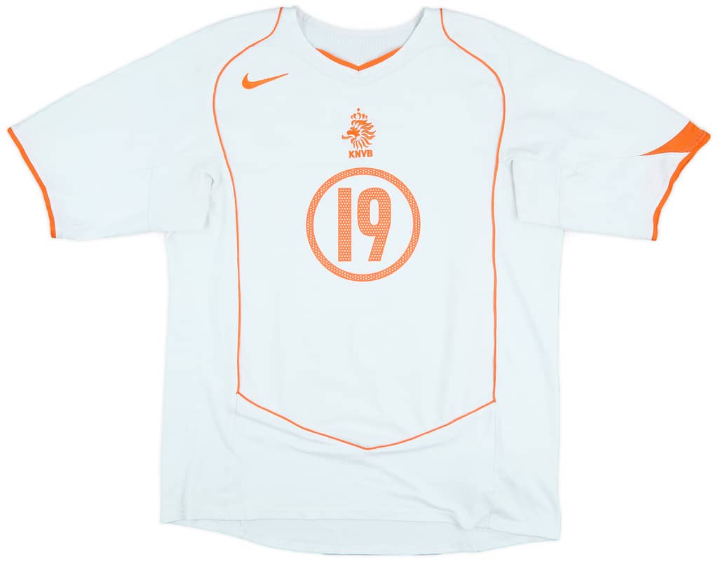 2004-06 Netherlands Away Shirt Robben #19 - 6/10 - (L)