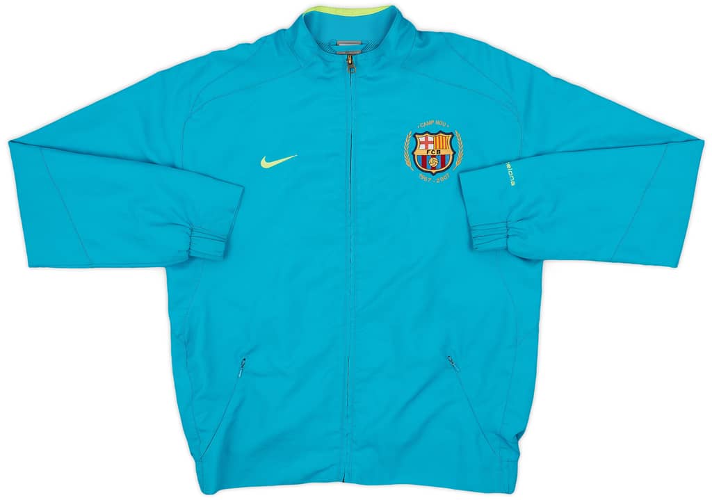 2007-08 Barcelona Nike Track Jacket - 7/10 - (XL.Boys)