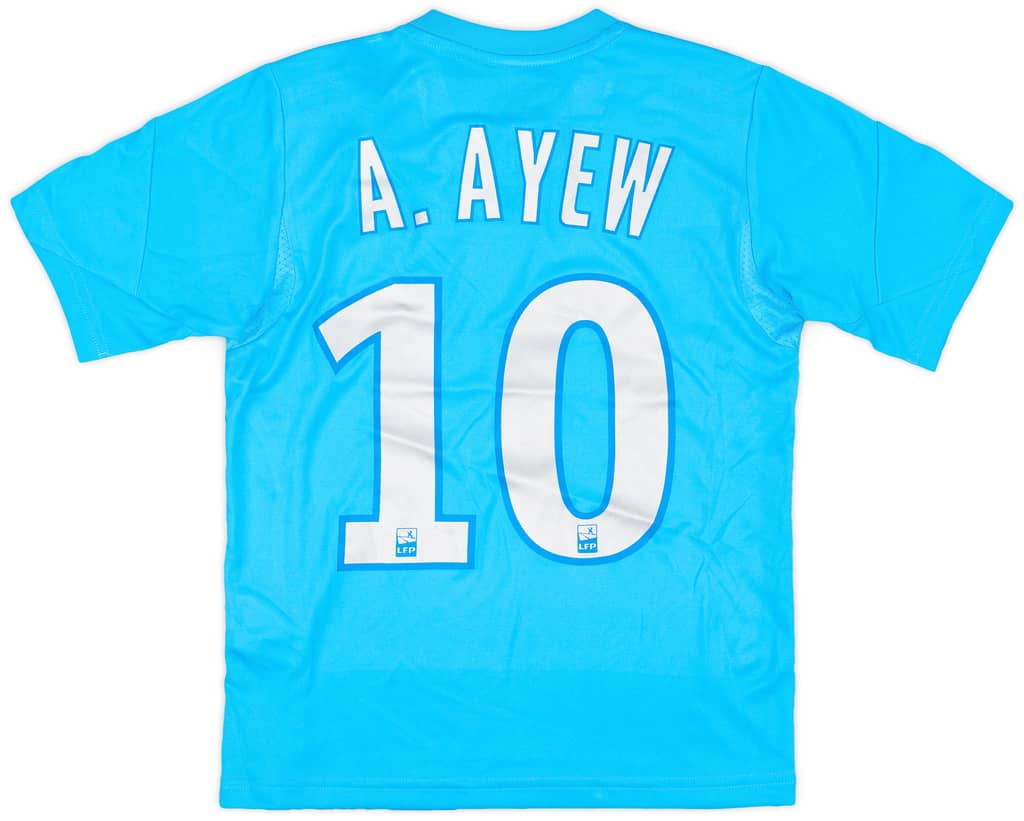 2013-14 Olympique Marseille Third Shirt A.Ayew #10 (7-8 Years)