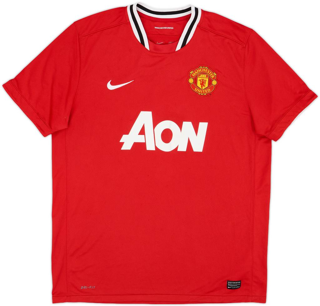 2011-12 Manchester United Home Shirt Rooney #10 - 6/10 - (XL)