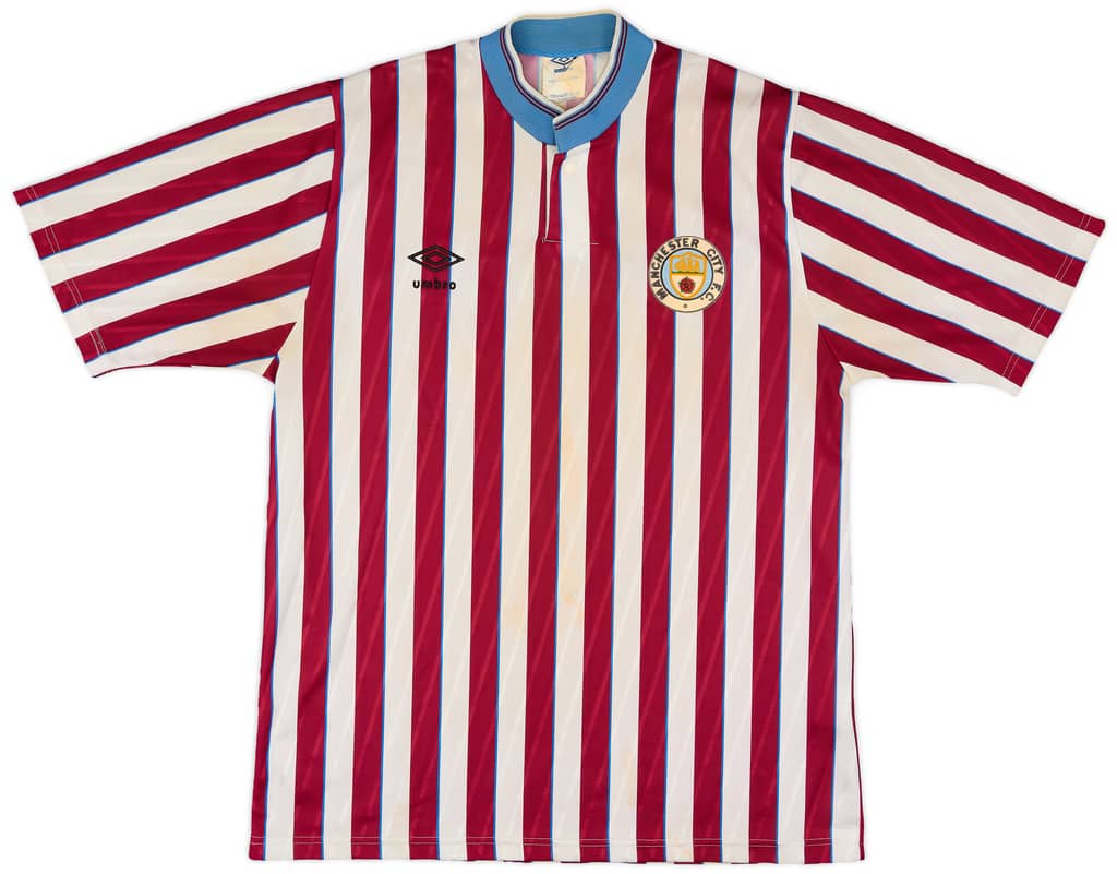 1988-90 Manchester City Away Shirt - 6/10 - (M)