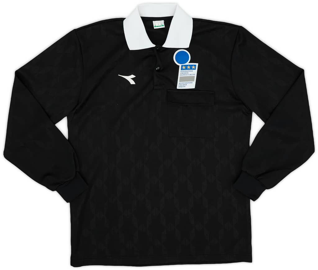 1990s Italy FIGC Diadora Referee Shirt - 8/10 - (L)