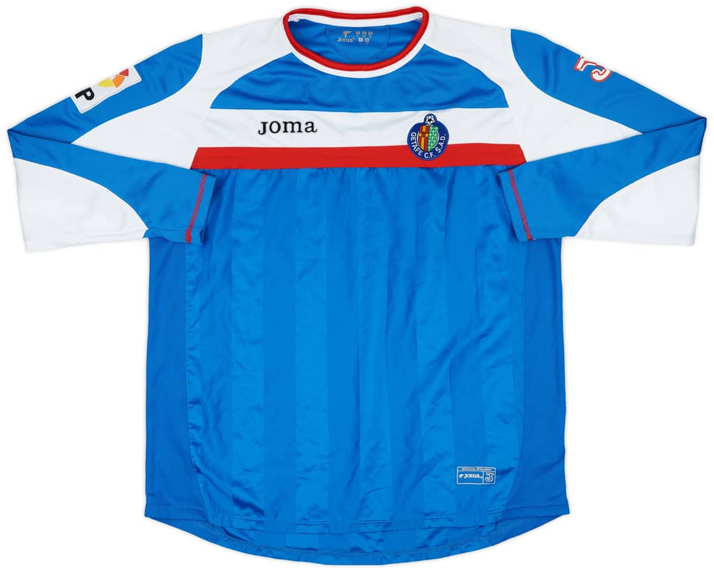2007-08 Getafe Home L/S Shirt - 8/10 - (XL)