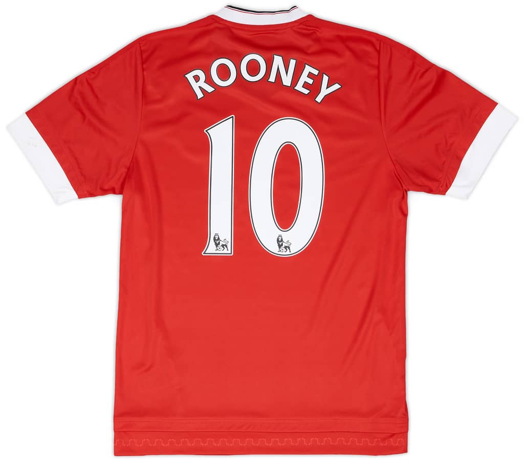 2015-16 Manchester United Home Shirt Rooney #10 (S)