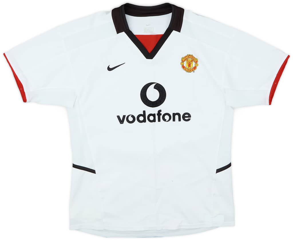 2002-03 Manchester United Away Shirt - 8/10 - (L.Boys)