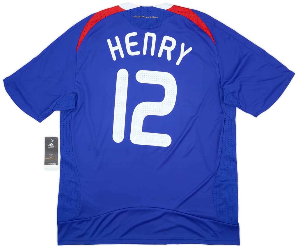2007-08 France Home Shirt Henry #12 (XL)