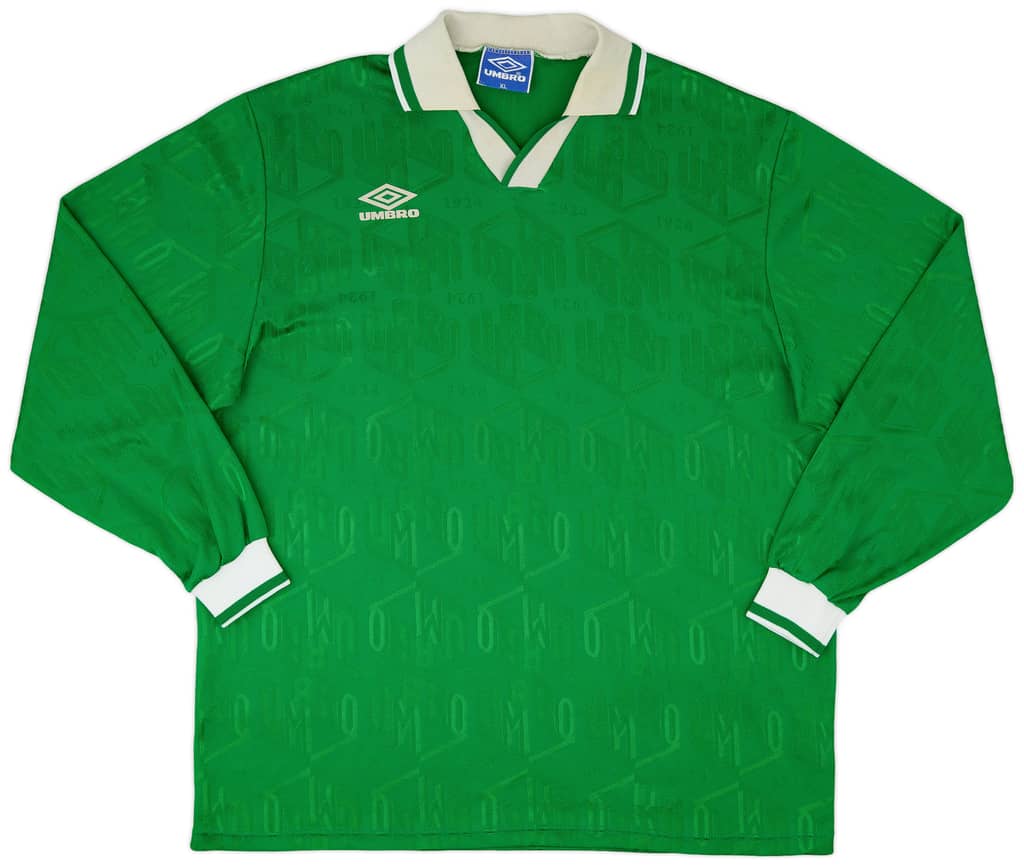 1990s Umbro Template L/S Shirt - 6/10 - (XL)