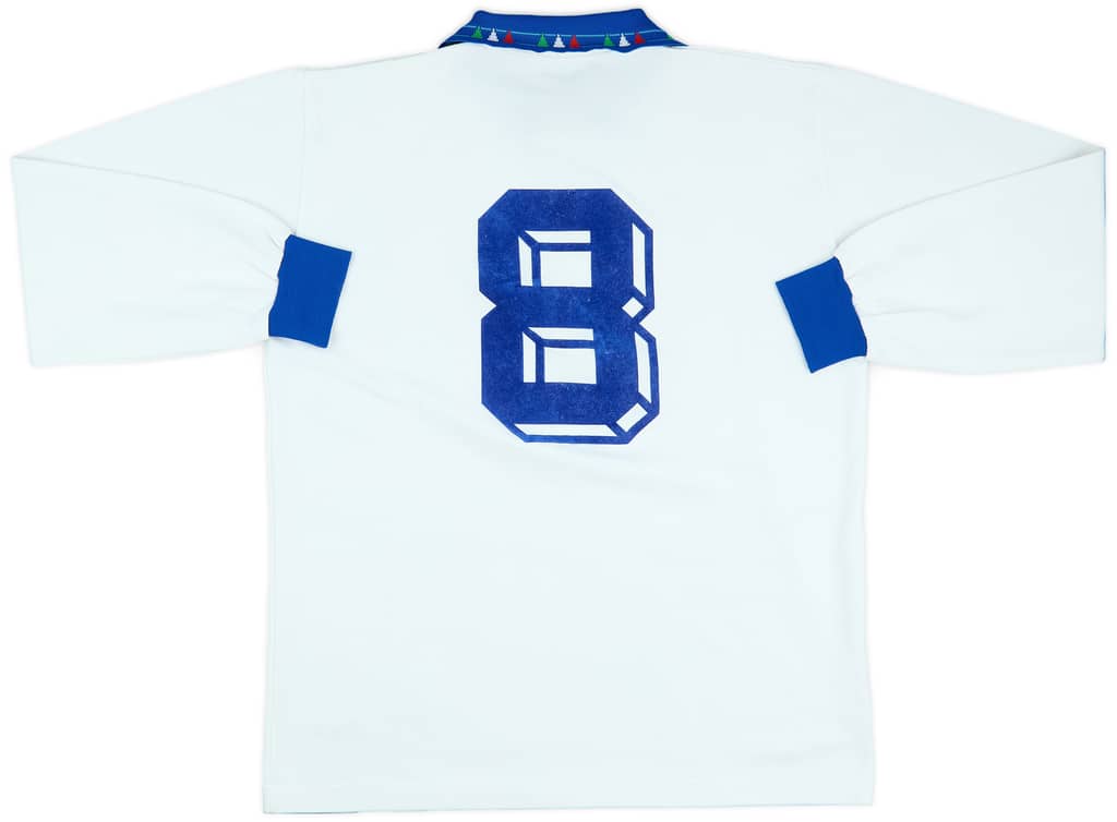1992-94 Italy Match Issue Away L/S Shirt #8