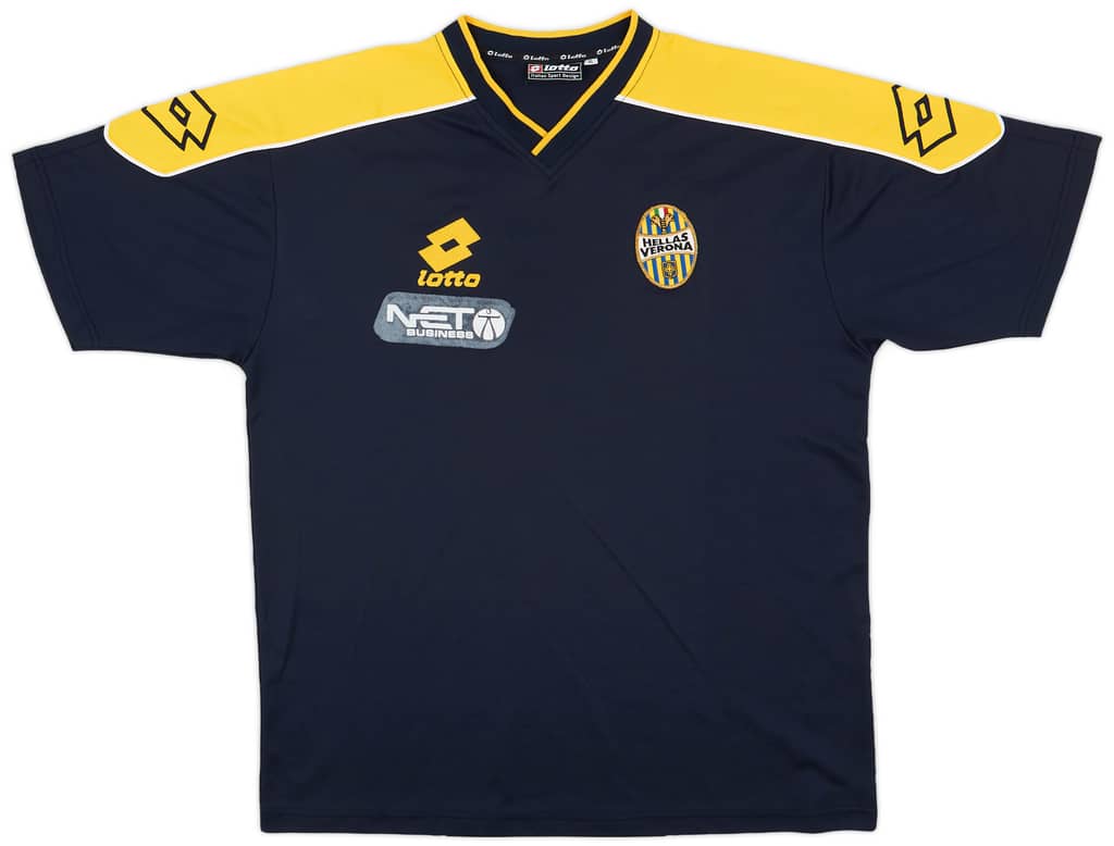 2000-02 Hellas Verona Lotto Training Shirt - 6/10 - (XL)