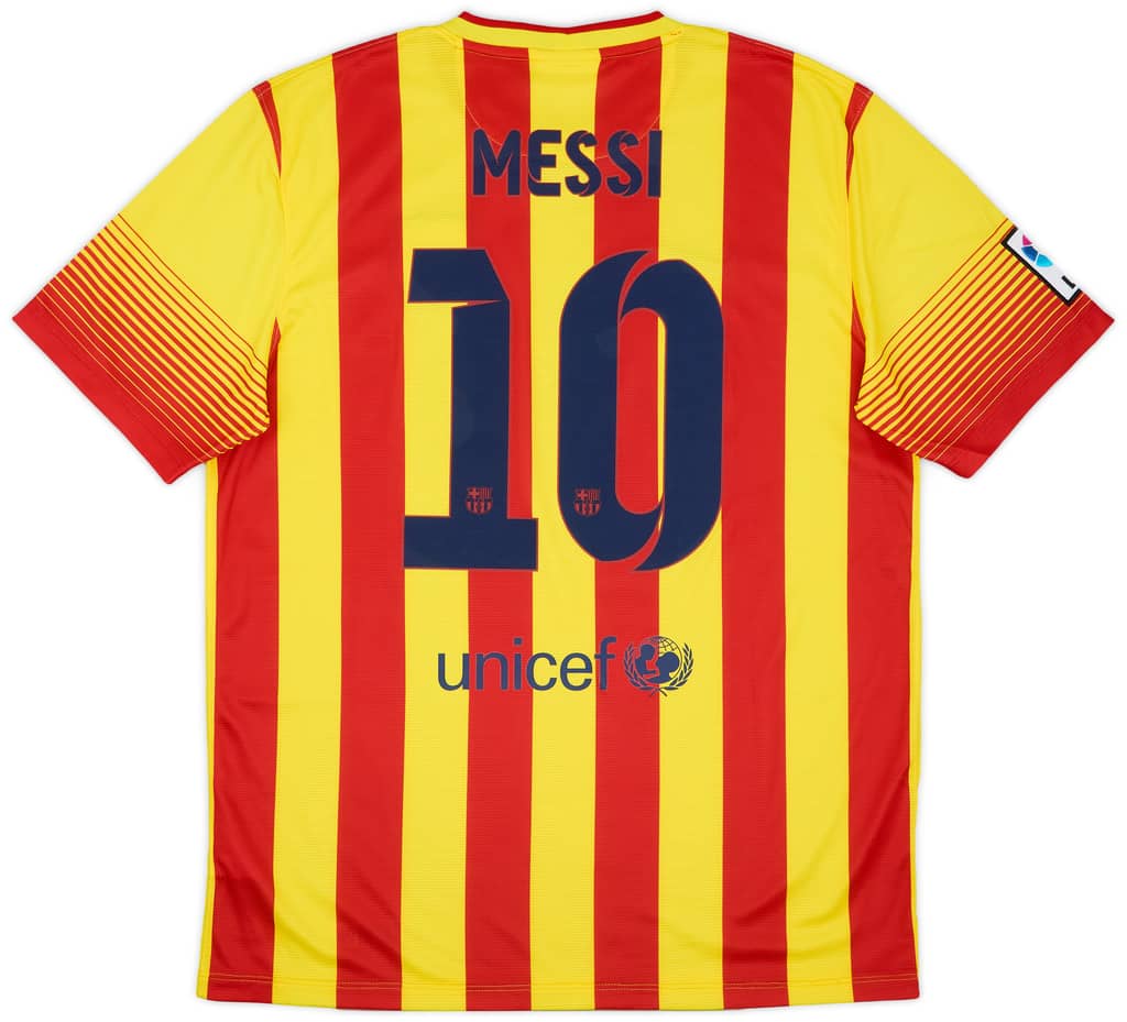 2013-15 Barcelona Away Shirt Messi #10 (L)