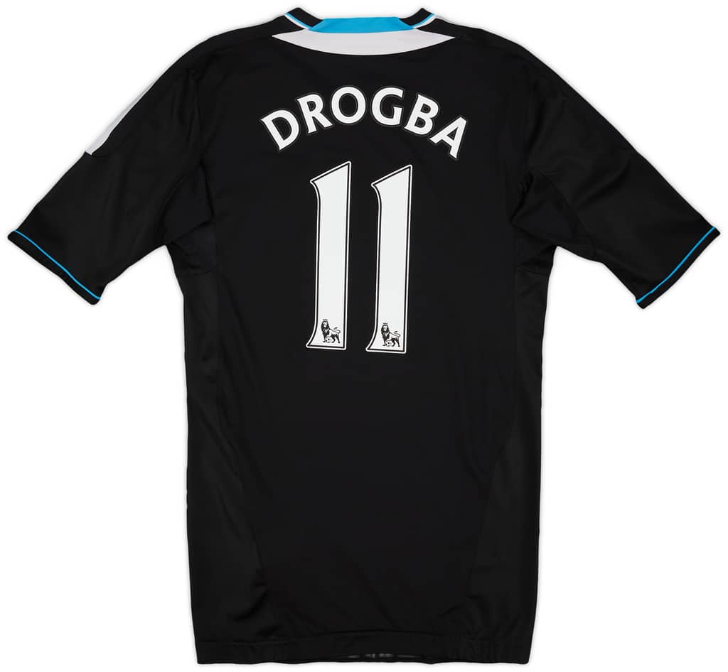 2011-12 Chelsea Player Issue Techfit Away Shirt Drogba #11- 7/10 - (L)