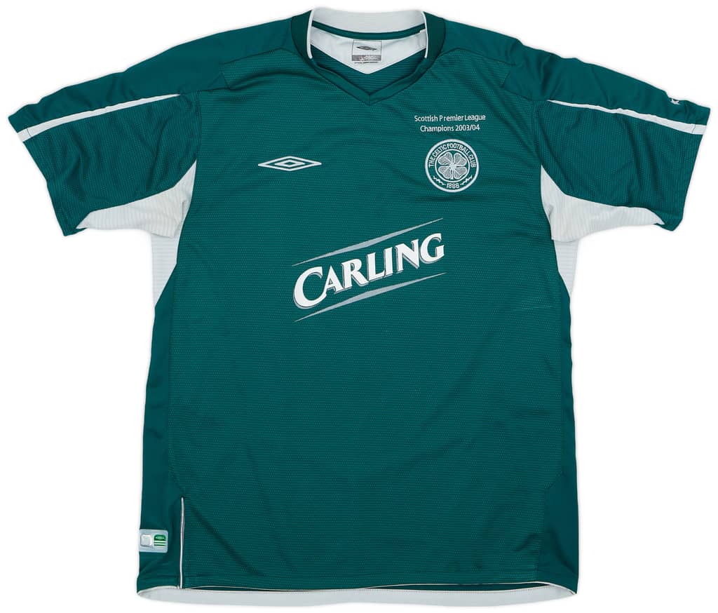 2004-05 Celtic Away Shirt Juninho #7 - 7/10 - (L)