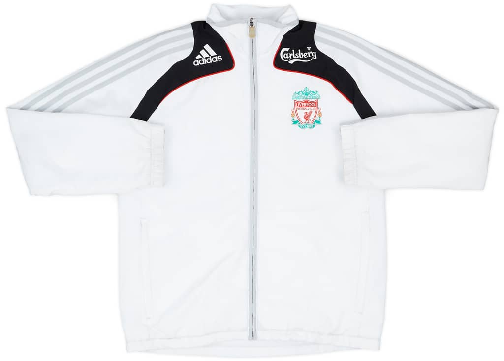 2008-09 Liverpool adidas Track Jacket - 8/10 - (L.Boys)