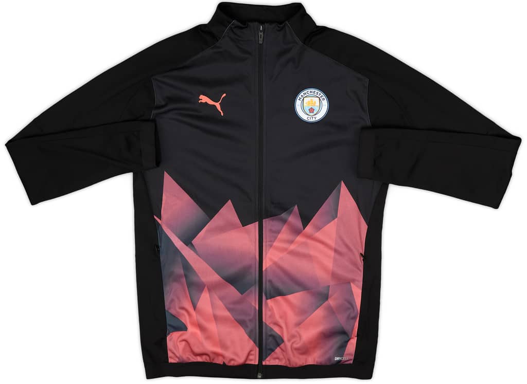 2018-19 Manchester City Puma 1/4 Zip Training Top - 8/10 - (M)
