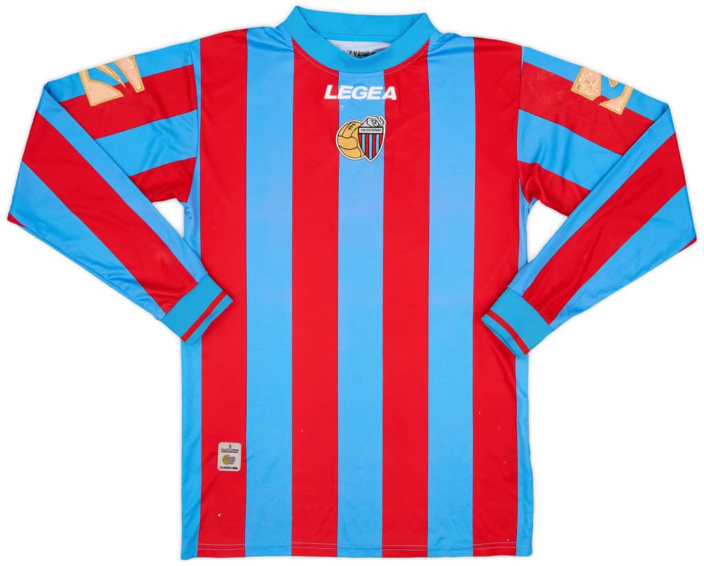 2008-10 Catania Home L/S Shirt - 7/10 - (M)