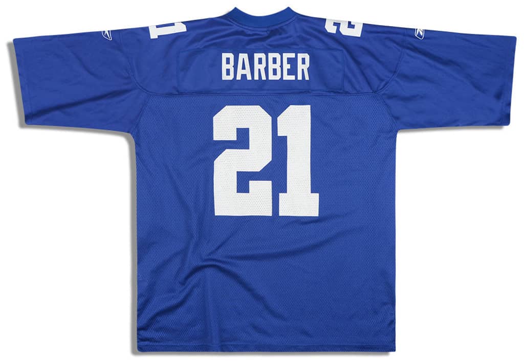 2002-04 New York Giants Barber #21 Reebok On Field Jersey (Home) XL