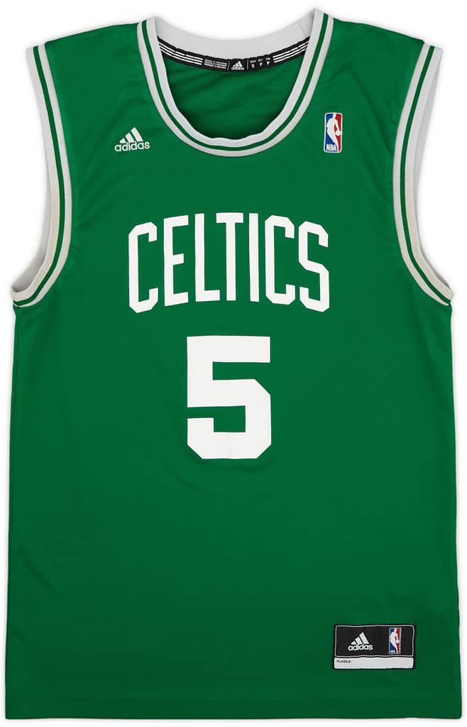 2010-13 Boston Celtics Garnett #5 adidas Away Jersey - 7/10 - (S)