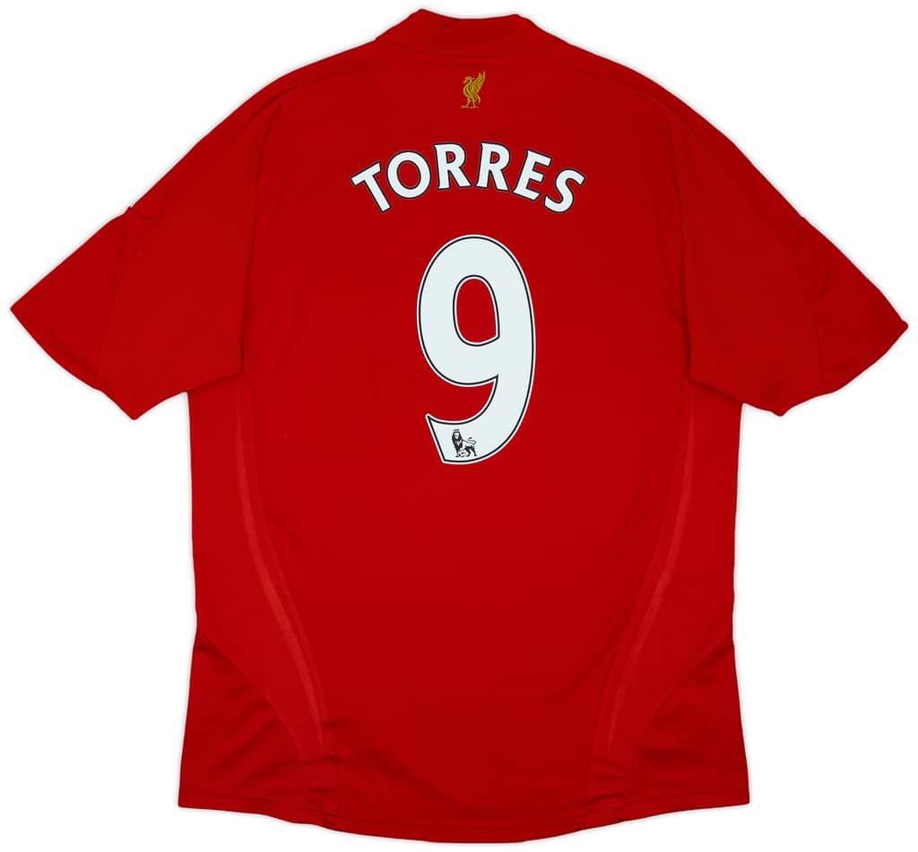 2008-10 Liverpool Home Shirt Torres #9