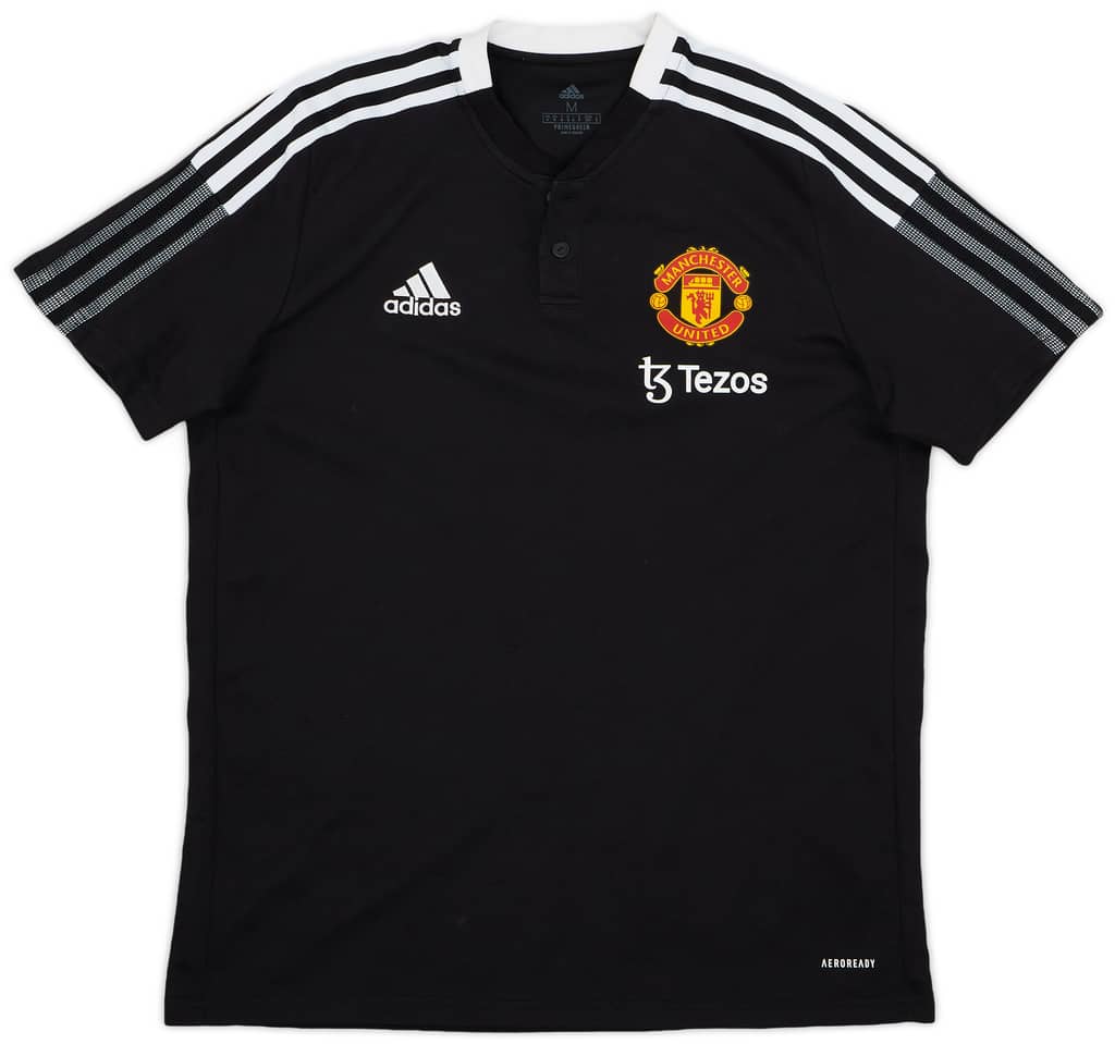 2021-22 Manchester United adidas Polo Shirt - 8/10 - (M)