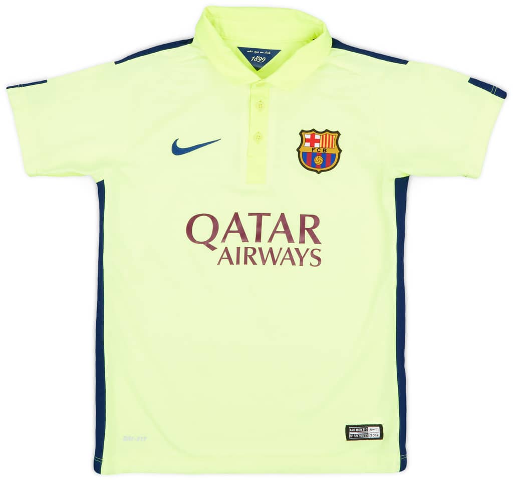 2014-15 Barcelona Third Shirt - 8/10 - (M.Boys)