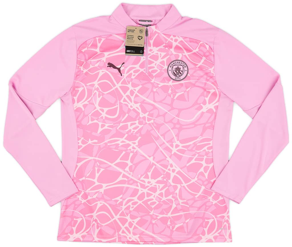 2024-25 Manchester City Puma 1/4 Zip Pre-Match Top