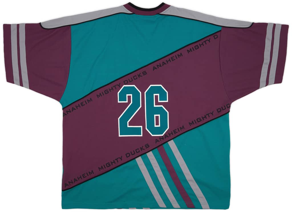 1993-99 Mighty Ducks of Anaheim #26 CMP S/S Jersey - 8/10 - (XL)