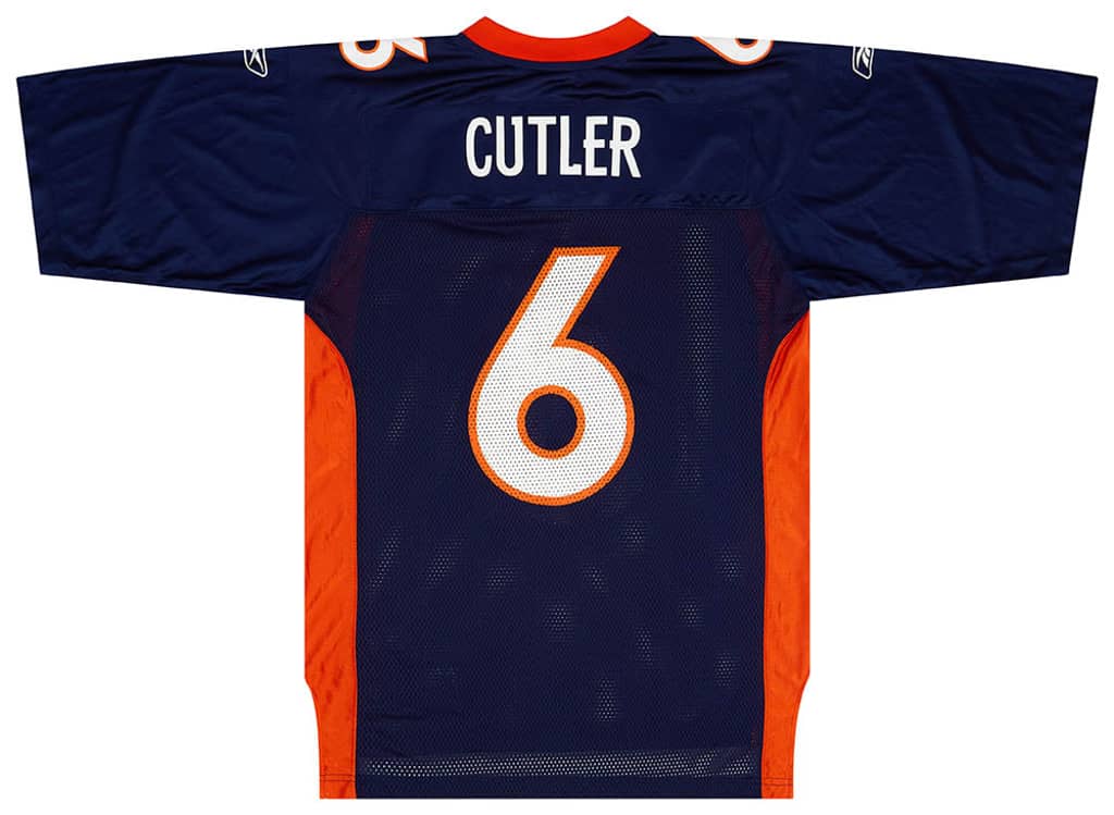2007 Denver Broncos Cutler #6 Reebok On Field Jersey (Home) M