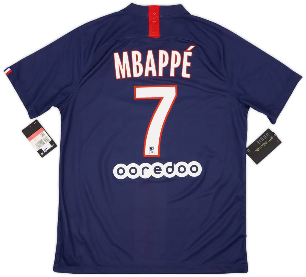 2019-20 Paris Saint-Germain Home Shirt Mbappe #7 (L)