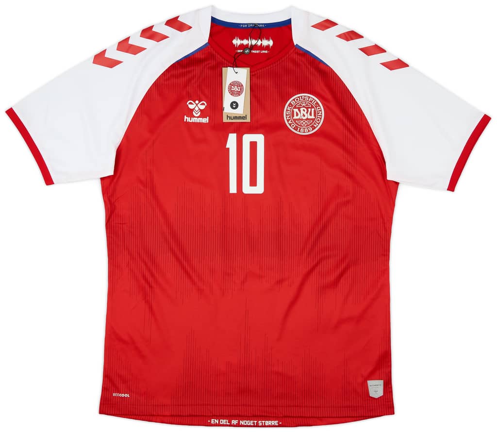 2020-21 Denmark Home Shirt Eriksen #10 (XL)