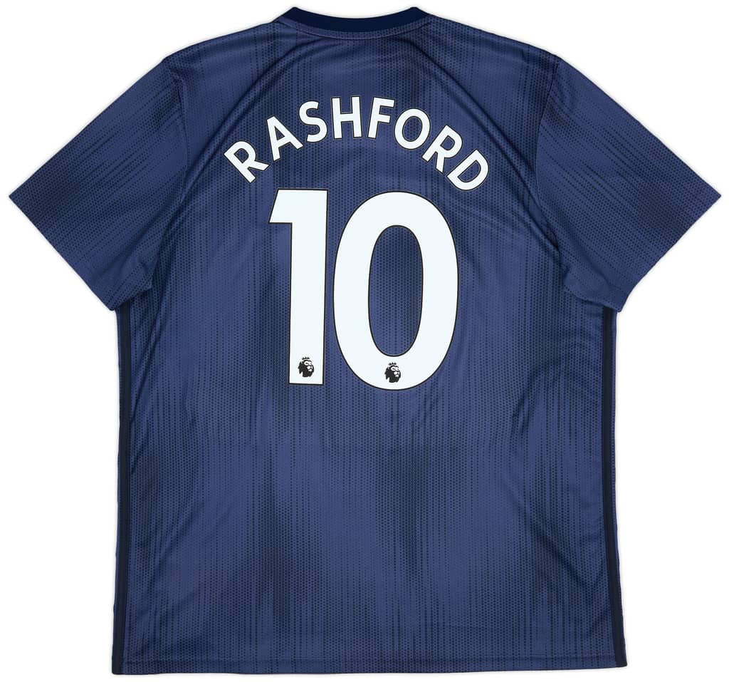 2018-19 Manchester United Third Shirt Rashford #10 - 7/10 - (XL)