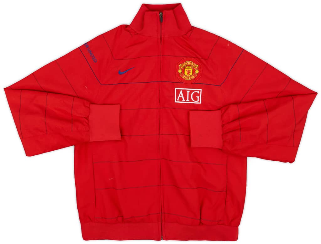2008-09 Manchester United Nike Track Jacket - 9/10 - (S)