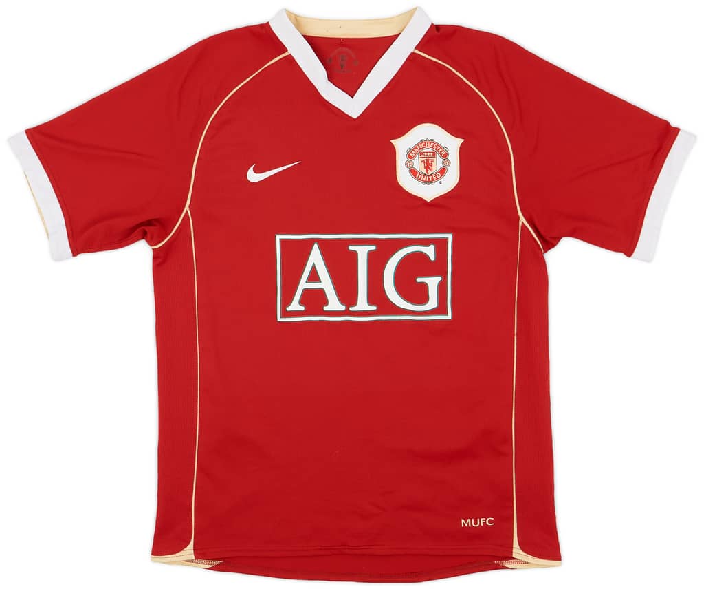 2006-07 Manchester United Home Shirt Solskjaer #20 - 5/10 - (S)