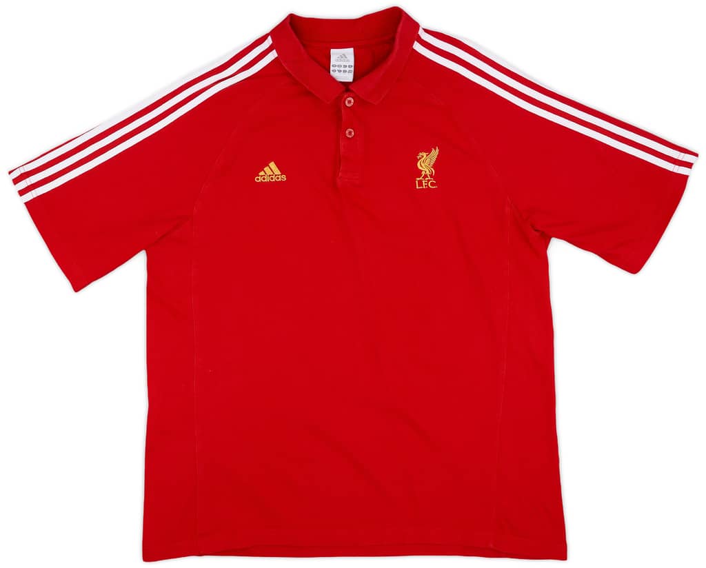 2007-08 Liverpool adidas Polo Shirt - 8/10 - (XL)