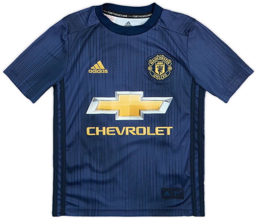 2018-19 Manchester United Third Shirt - 9/10 - (7-8 Years)