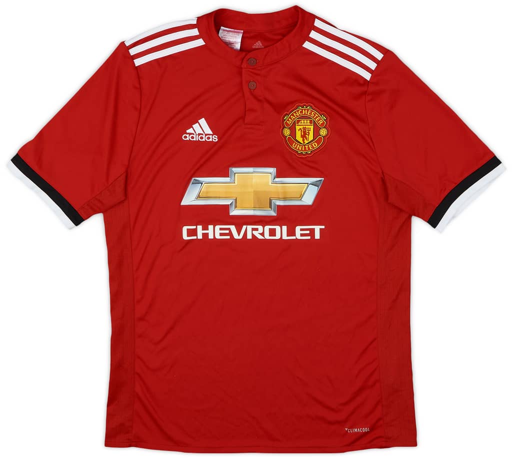 2017-18 Manchester United Home Shirt - 9/10 - (XL.Boys)