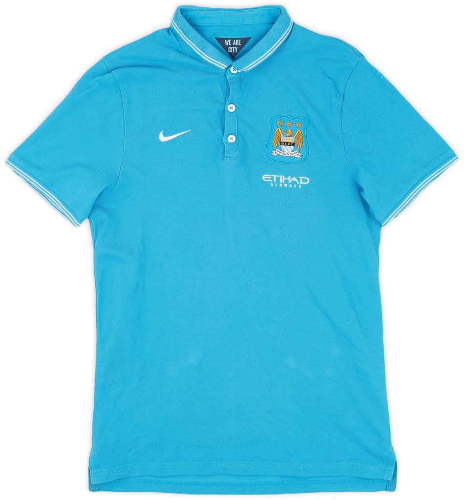 2014-15 Manchester City Nike Polo Shirt - 9/10 - (M)
