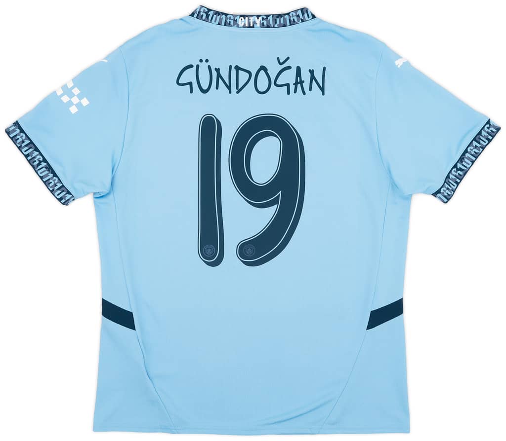 2024-25 Manchester City Home Shirt Gundogan #19
