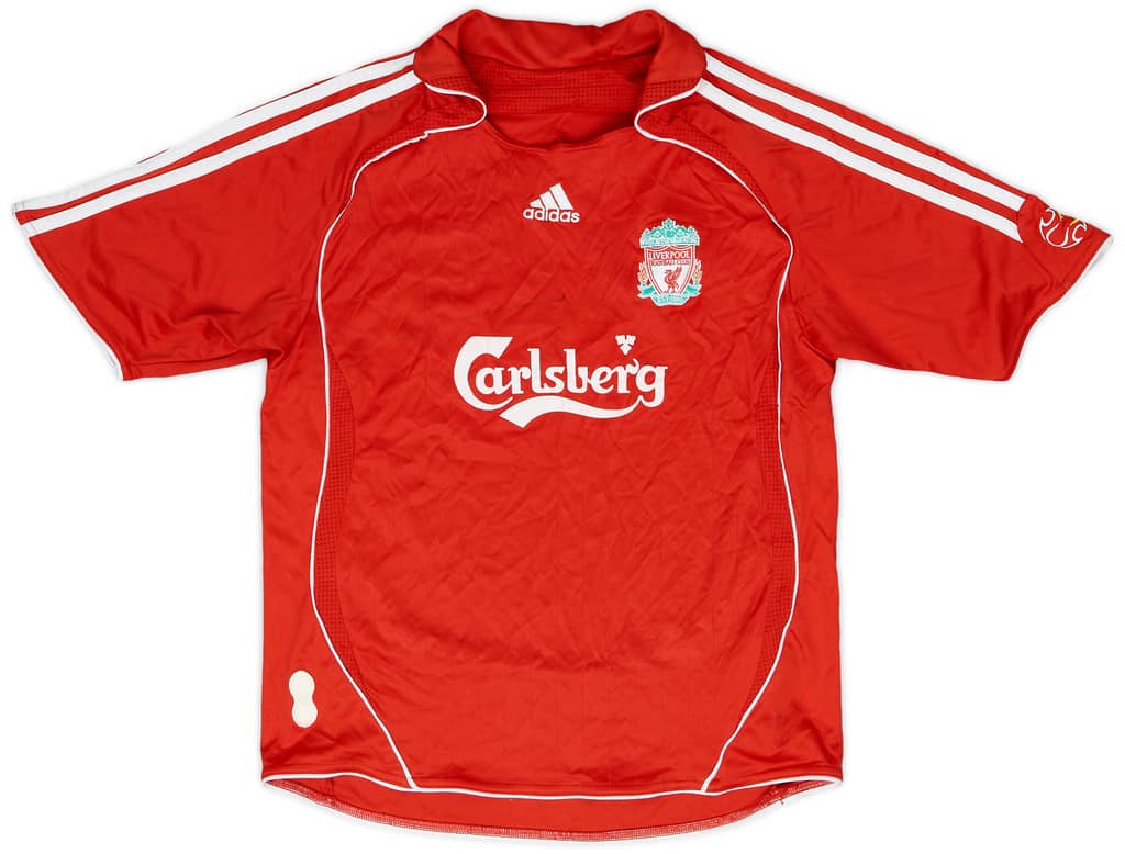 2006-08 Liverpool Home Shirt - 6/10 - (M.Boys)