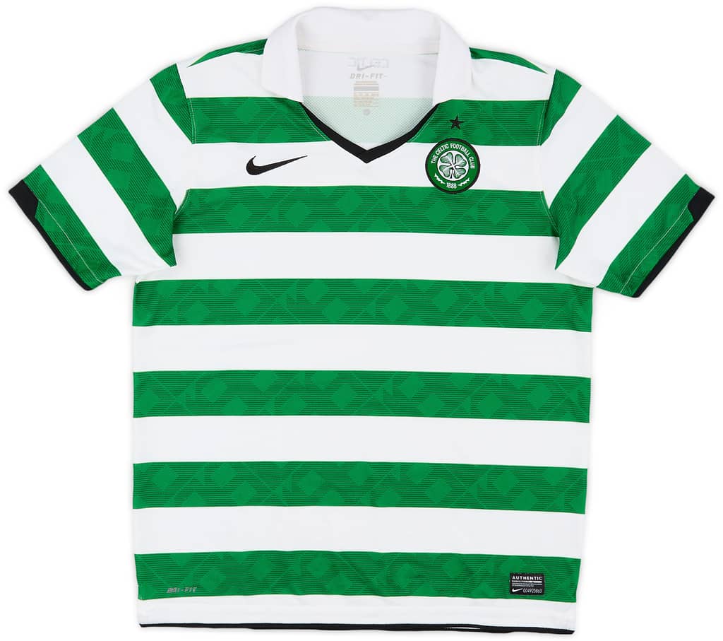 2010-12 Celtic Home Shirt - 7/10 - (XL.Boys)