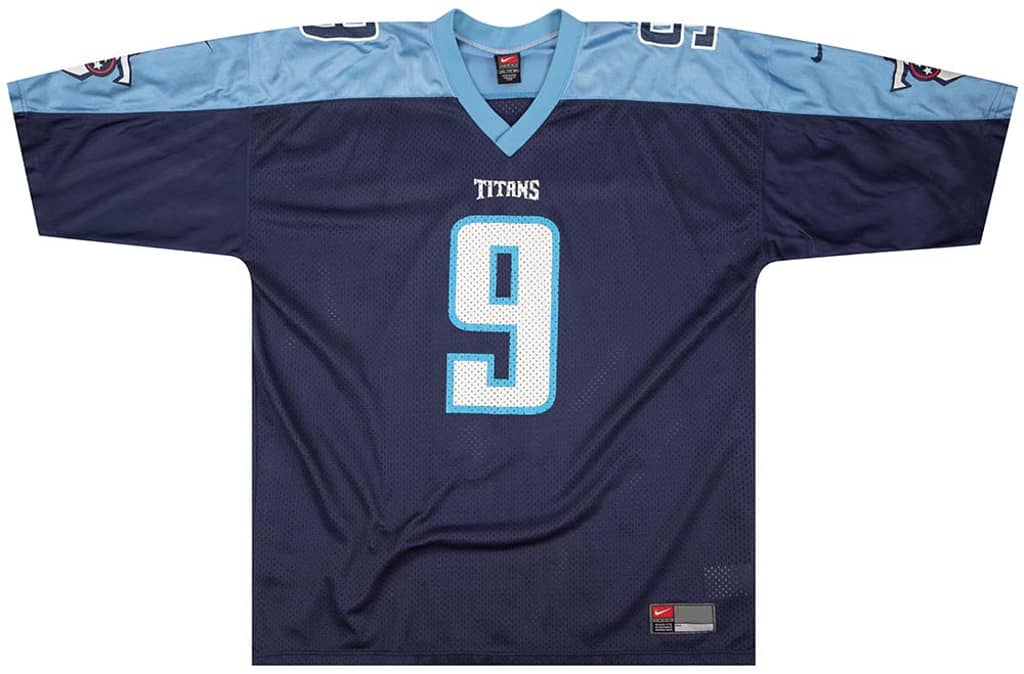 1999-00 Tennessee Titans McNair #9 Nike Jersey (Home) XXL