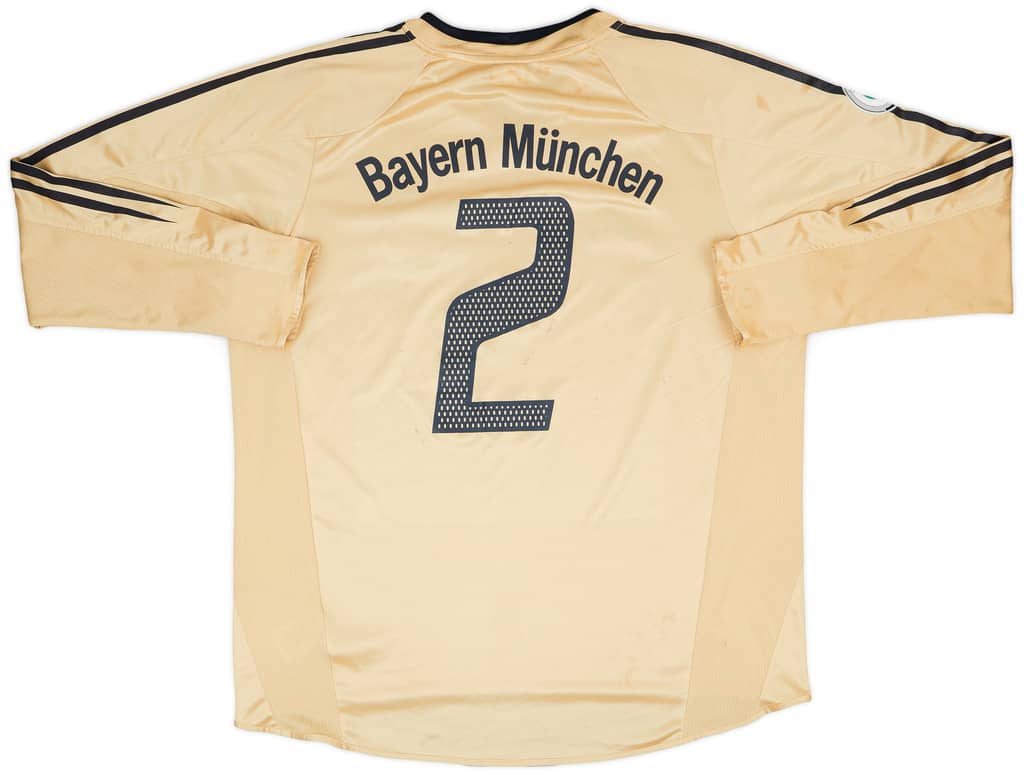 2004-05 Bayern Munich II Match Issue Away L/S Shirt #2
