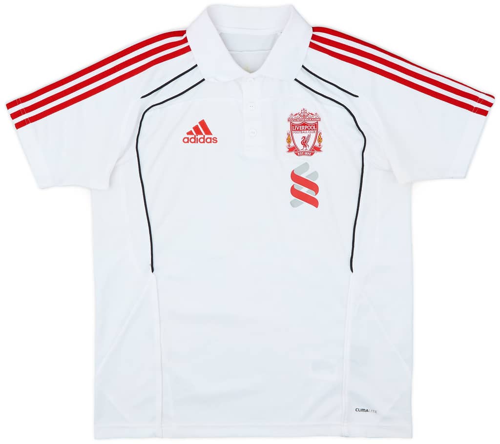 2010-11 Liverpool adidas Polo Shirt - 8/10 - (M)