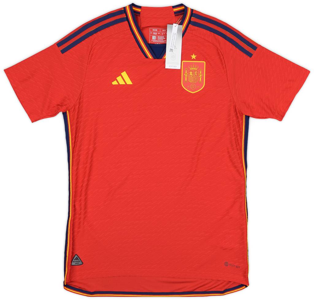 2022-23 Spain Authentic Home Shirt