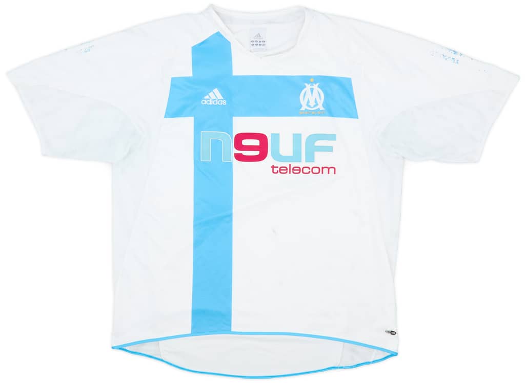 2004-05 Olympique Marseille Home Shirt - 4/10 - (XL)