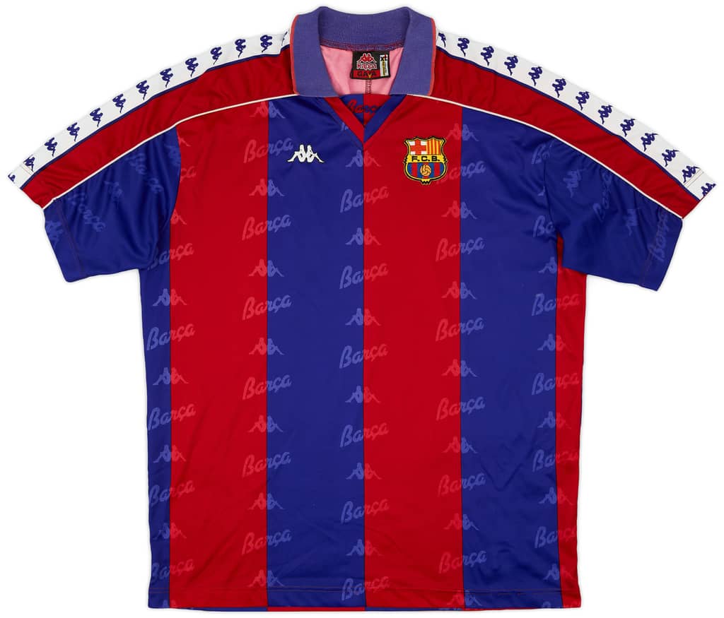 1992-95 Barcelona Home Shirt - 6/10 - (XL)