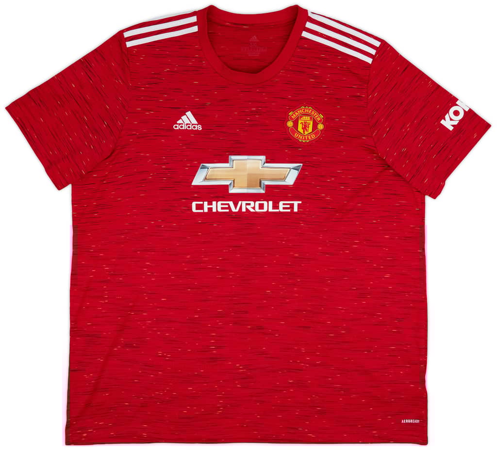 2020-21 Manchester United Home Shirt B.Fernandes #18 - 8/10 - (3XL)