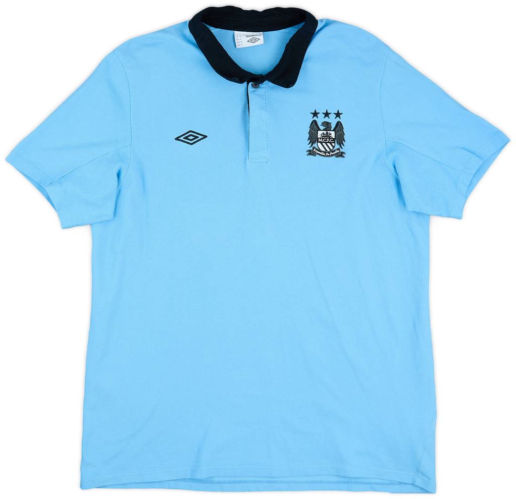 2012-13 Manchester City Umbro Polo Shirt - 9/10 - (XL)